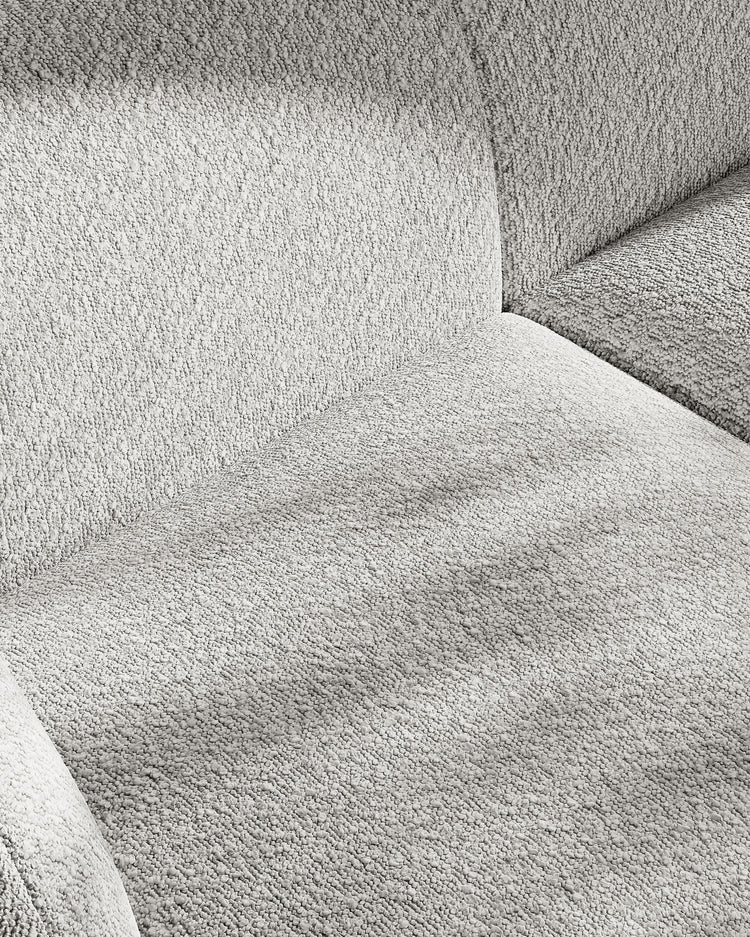 Miley Modulares 3-Sitzer Sofa, Linke Seite, aus Samt, Boucle oder Chenille, 303x178 cm - ZEN ZONE Furniture