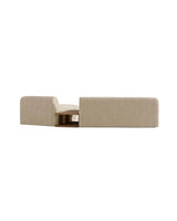 Miley Modulares 3-Sitzer Sofa, Rechte Seite, aus Samt, Boucle oder Chenille, 303x178 cm