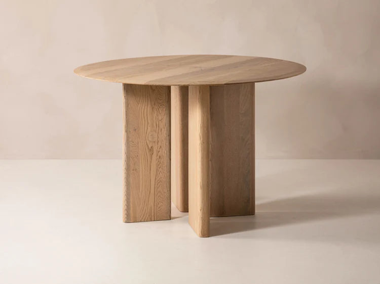 Aggie Esstisch aus Eichenholz, 120x120x75 cm - ZEN ZONE Furniture