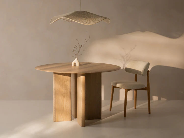 Aggie Esstisch aus Eichenholz, 120x120x75 cm - ZEN ZONE Furniture