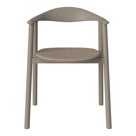 Swing Esstischstuhl aus Eiche – Farben Edition, graubraun lackiert - ZEN ZONE Furniture