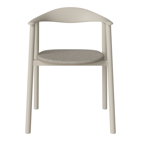 Swing Esstischstuhl aus Eiche – Farben Edition, hellgrau lackiert - ZEN ZONE Furniture