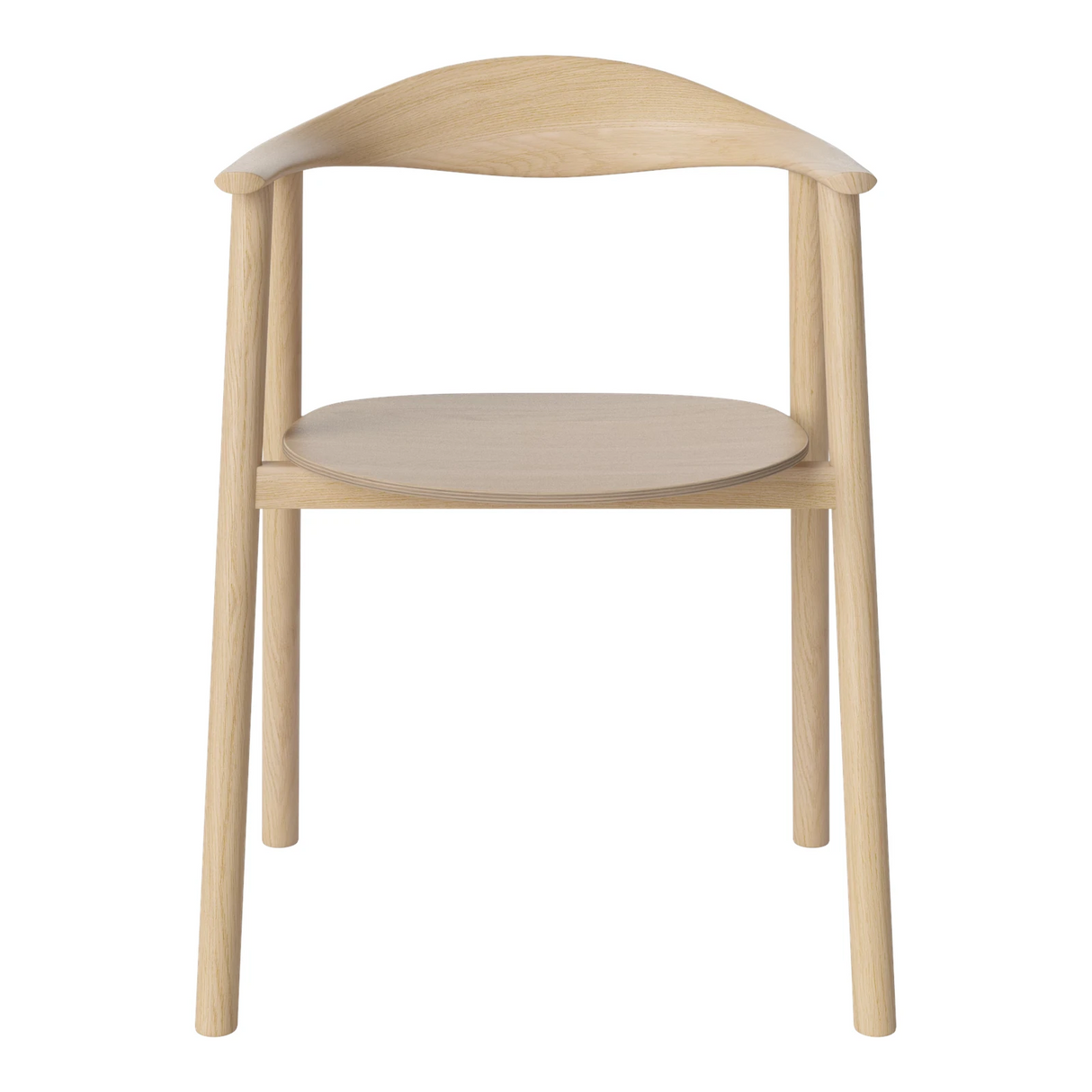 Swing Esstischstuhl aus Eiche weiß pigmentiert geölt - ZEN ZONE Furniture