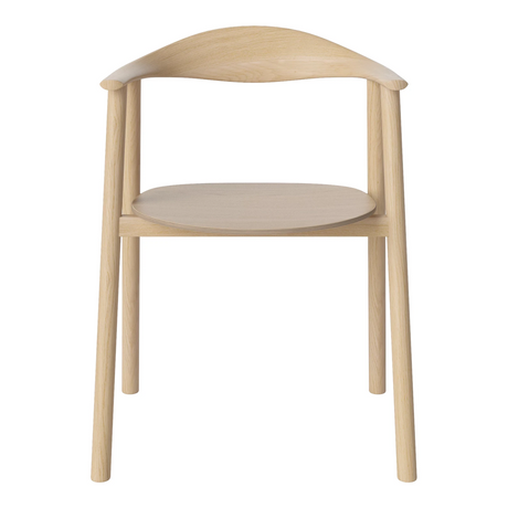 Swing Esstischstuhl aus Eiche weiß pigmentiert geölt - ZEN ZONE Furniture