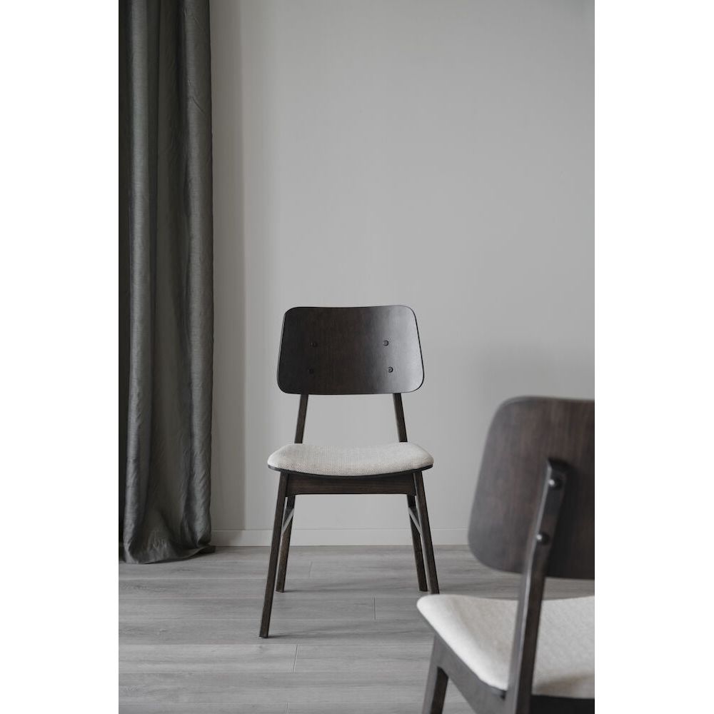 NAGANO Esszimmerstuhl Braun/Beige 50x51x85cm - ZEN ZONE