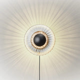 Applique extérieure New Wave Optic - Dimmable - Transparent | Noir