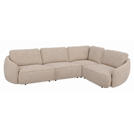 Ecksofa NORRIS, Anna #2 light beige, 309x219x80 cm - ZEN ZONE Furniture