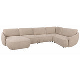 Ecksofa NORRIS, Anna #2 light beige, 402x216x80 cm