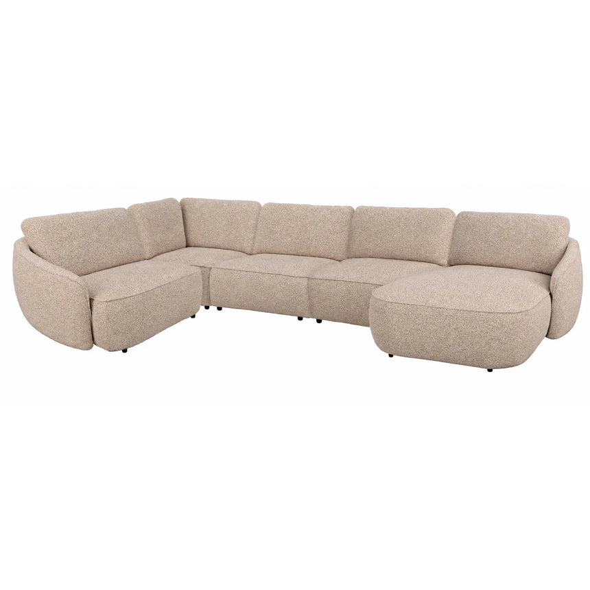 Ecksofa NORRIS, Anna #2 light beige, 402x219x80 cm
