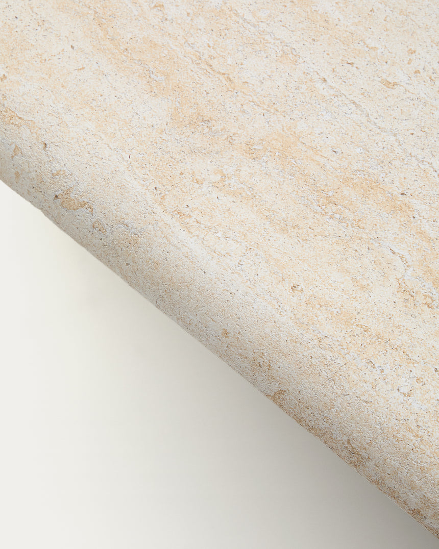 Couchtisch Drasi aus Zement in Travertinoptik 140 x 70 cm - ZEN ZONE Furniture