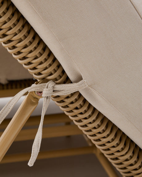 2er-Sonnenliege Meria aus synthetischem Rattan - ZEN ZONE Furniture
