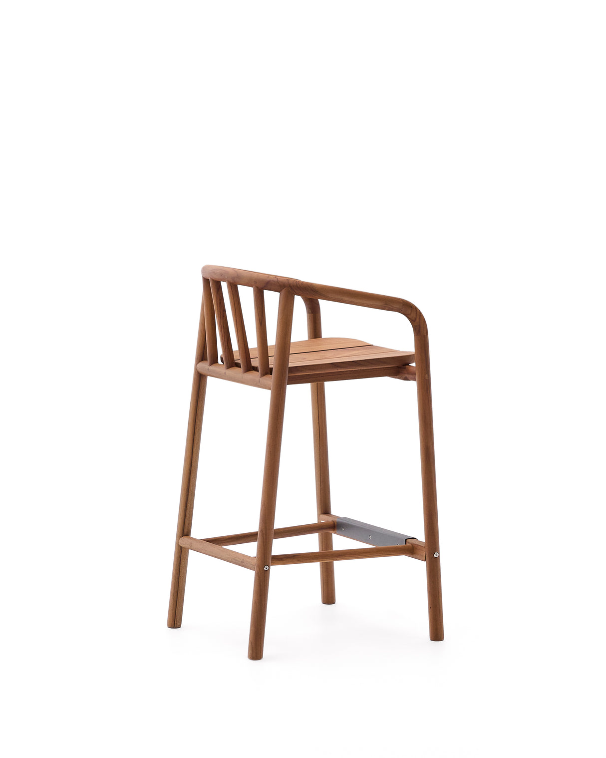 Outdoor-Hocker Turqueta aus massivem Teakholz FSC 100%, Höhe 65 cm