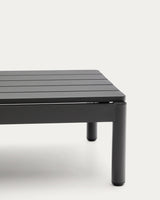Couchtisch Sorells aus grauem Aluminium 52,4 x 91 cm - ZEN ZONE Furniture