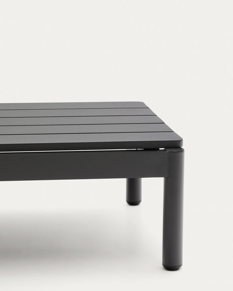 Couchtisch Sorells aus grauem Aluminium 52,4 x 91 cm - ZEN ZONE Furniture
