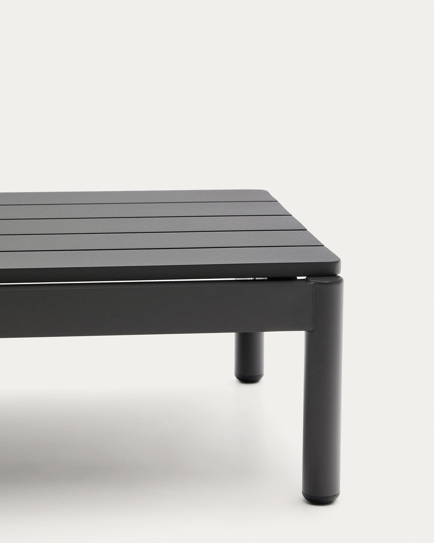 Couchtisch Sorells aus grauem Aluminium 52,4 x 91 cm - ZEN ZONE Furniture