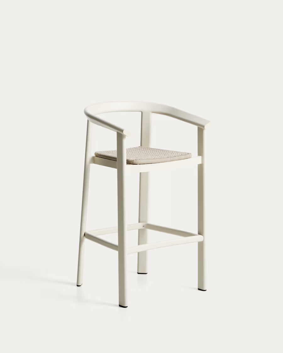 Hocker Erice aus Aluminium und Seil, 75 cm - ZEN ZONE Furniture