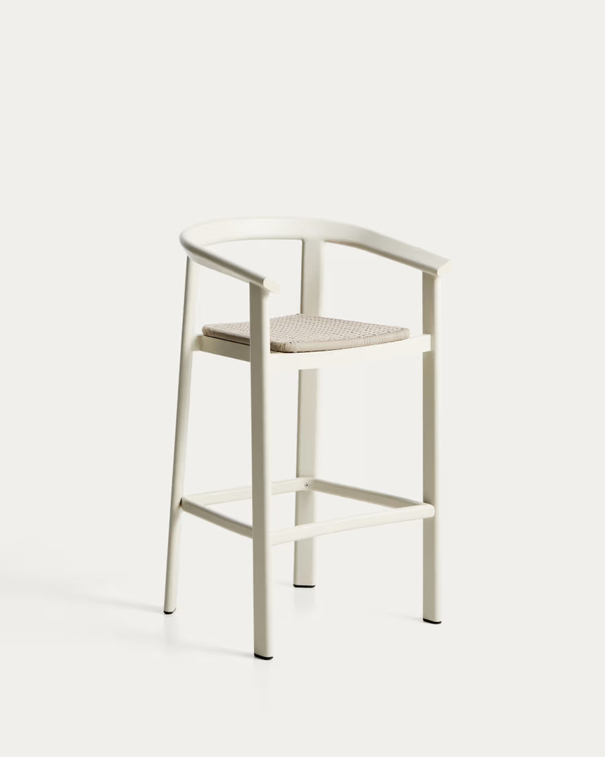 Hocker Erice aus Aluminium und Seil, 75 cm - ZEN ZONE Furniture