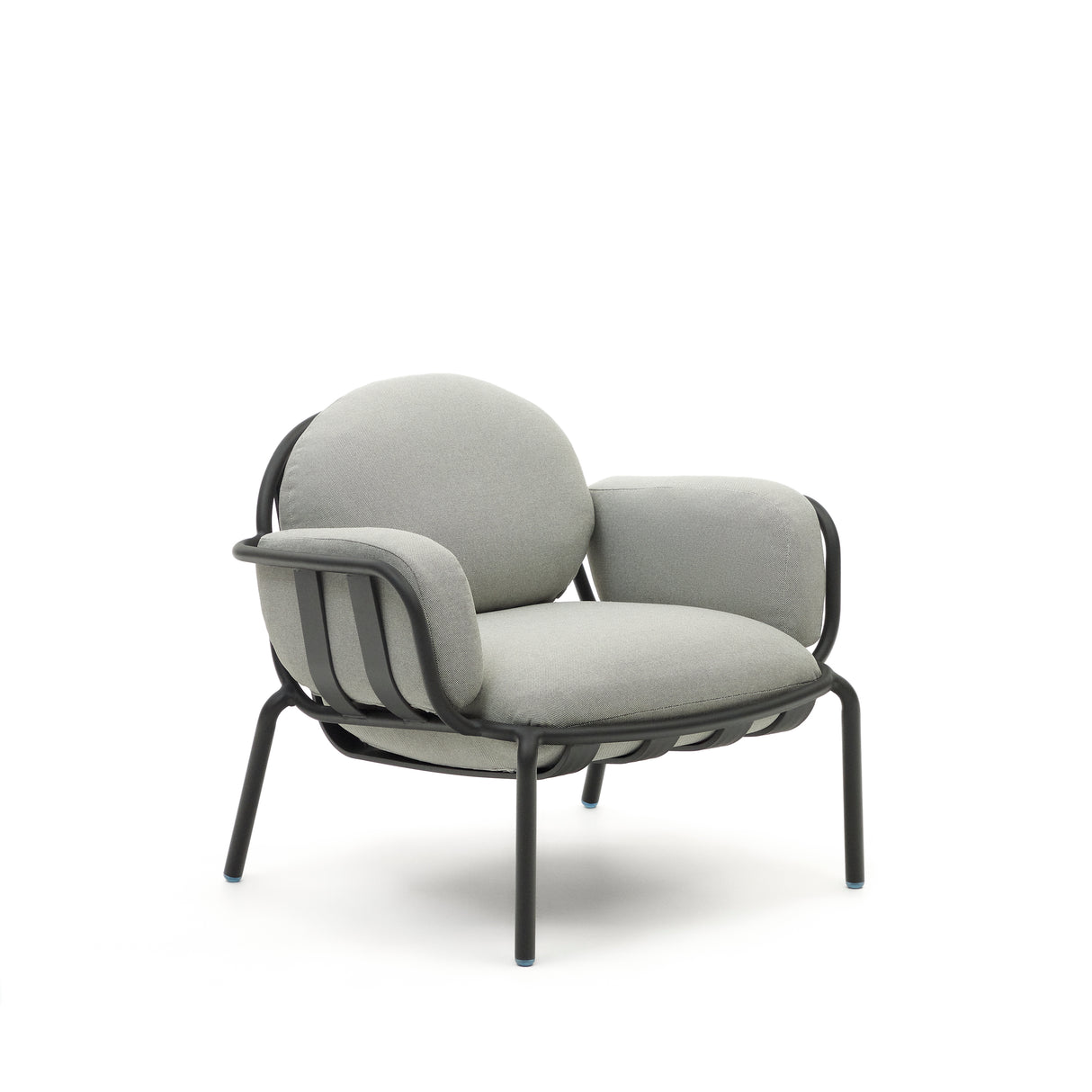 Joncols Gartensessel aus Aluminium mit Finish in Grau - ZEN ZONE Furniture