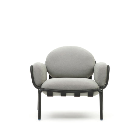 Joncols Gartensessel aus Aluminium mit Finish in Grau - ZEN ZONE Furniture