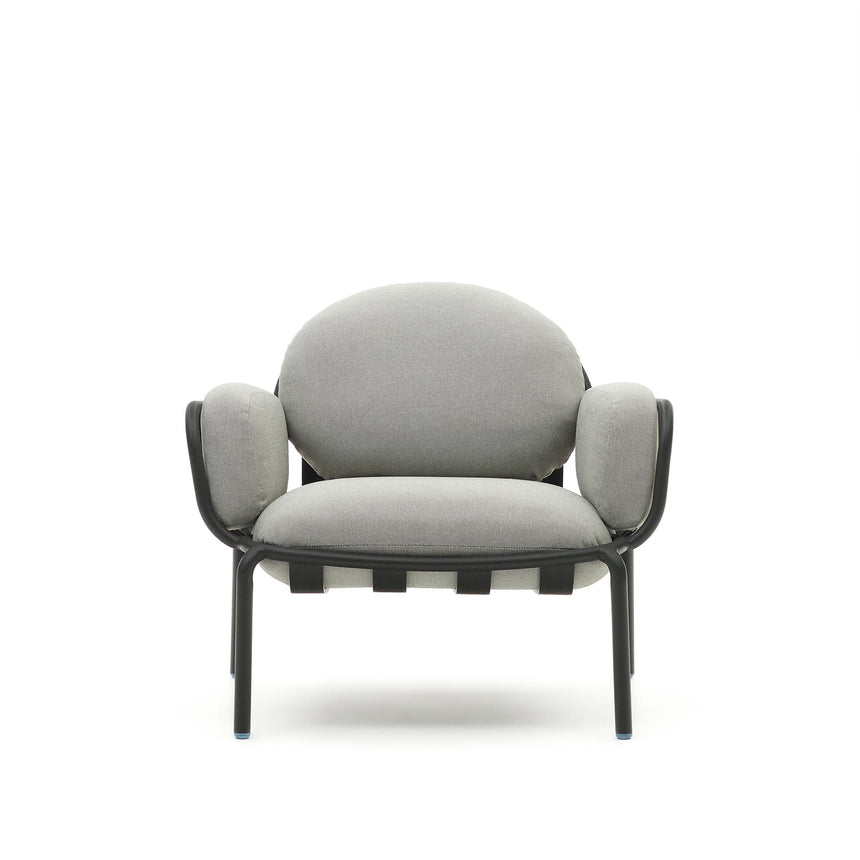 Joncols Gartensessel aus Aluminium mit Finish in Grau - ZEN ZONE Furniture
