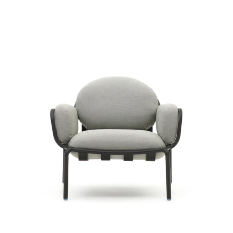 Joncols Gartensessel aus Aluminium mit Finish in Grau - ZEN ZONE Furniture
