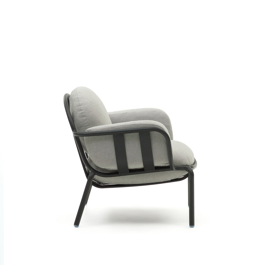 Joncols Gartensessel aus Aluminium mit Finish in Grau - ZEN ZONE Furniture