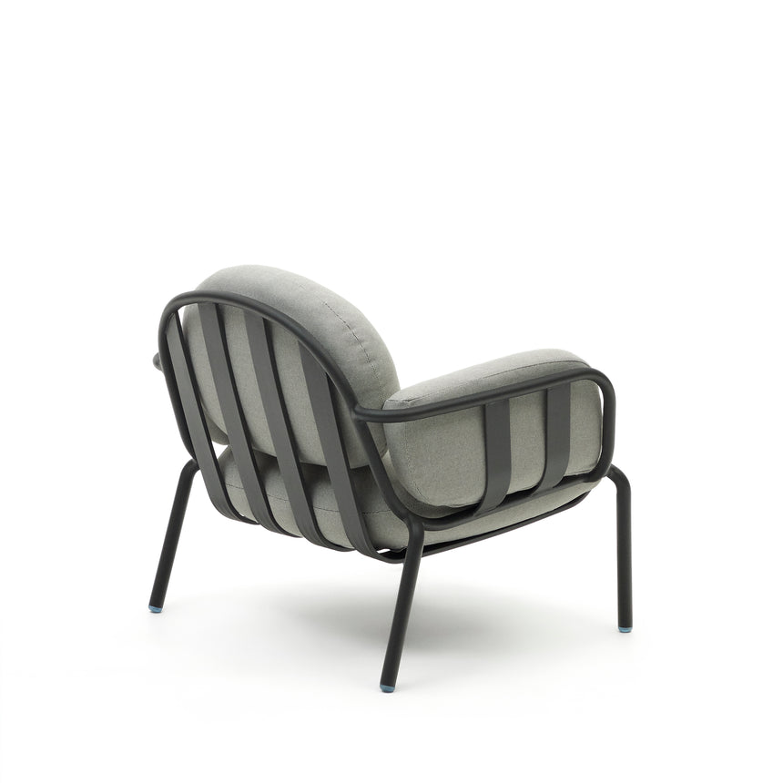 Joncols Gartensessel aus Aluminium mit Finish in Grau - ZEN ZONE Furniture