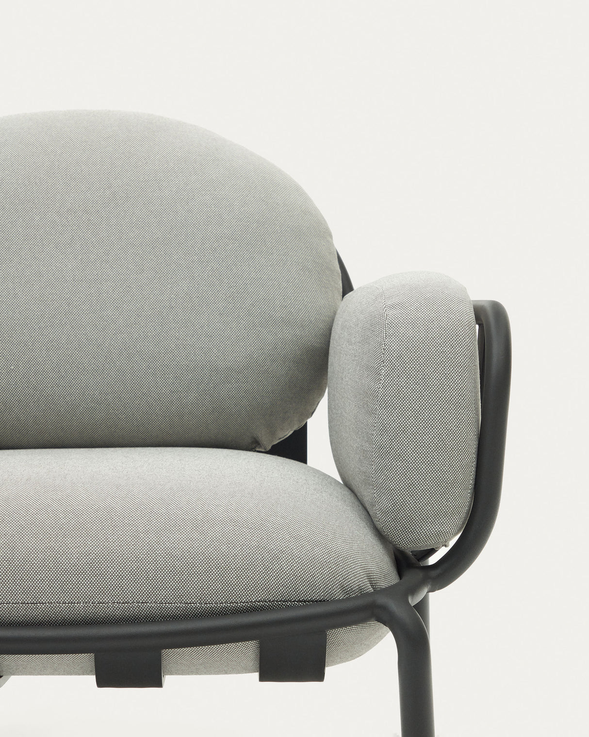 Joncols Gartensessel aus Aluminium mit Finish in Grau - ZEN ZONE Furniture