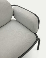 Joncols Gartensessel aus Aluminium mit Finish in Grau - ZEN ZONE Furniture