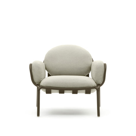 Joncols Gartensessel aus Aluminium mit Finish in Grün - ZEN ZONE Furniture