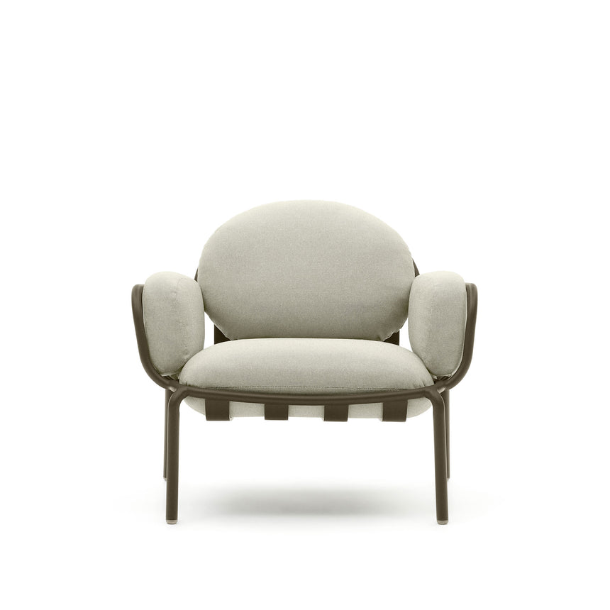 Joncols Gartensessel aus Aluminium mit Finish in Grün - ZEN ZONE Furniture