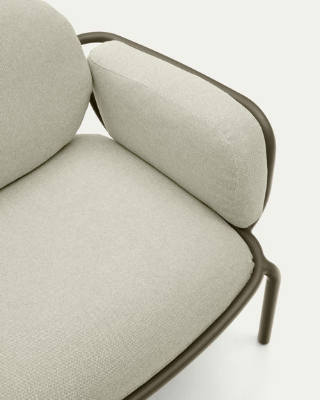 Joncols Gartensessel aus Aluminium mit Finish in Grün - ZEN ZONE Furniture