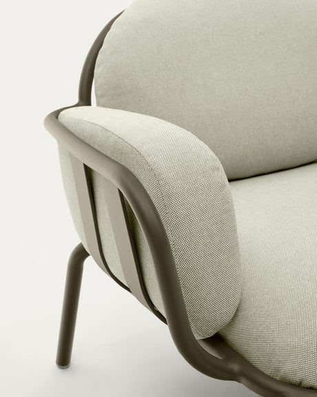 Joncols Gartensessel aus Aluminium mit Finish in Grün - ZEN ZONE Furniture