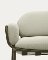 Joncols 2-Sitzer-Gartensofa aus Aluminium mit Finish in Grün 165 cm - ZEN ZONE Furniture
