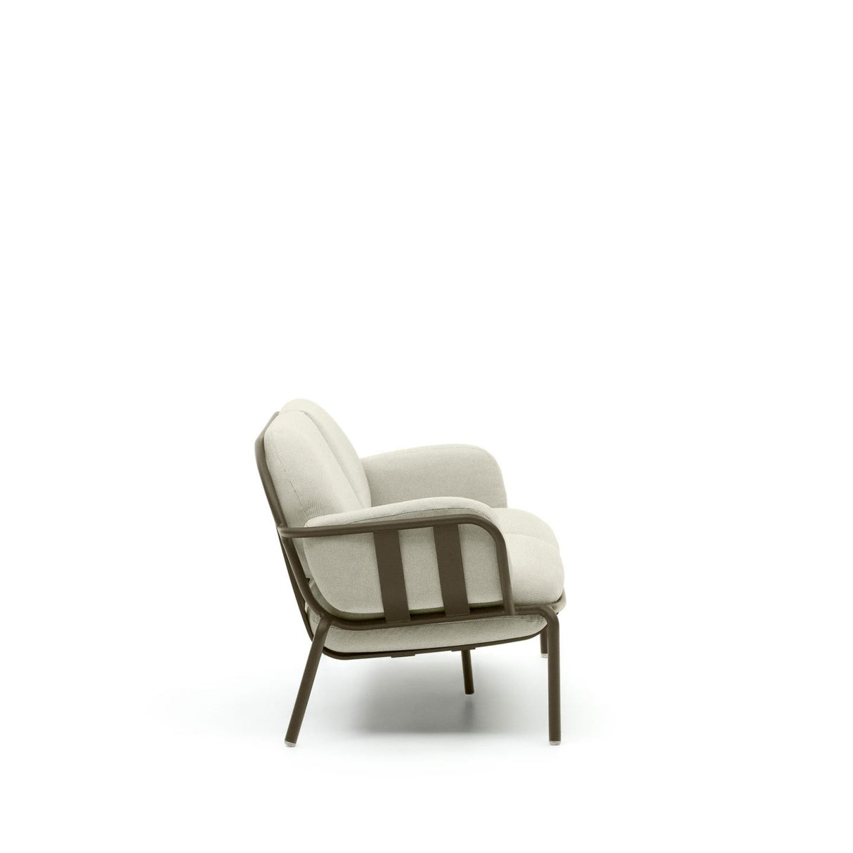 Joncols 2-Sitzer-Gartensofa aus Aluminium mit Finish in Grün 165 cm - ZEN ZONE