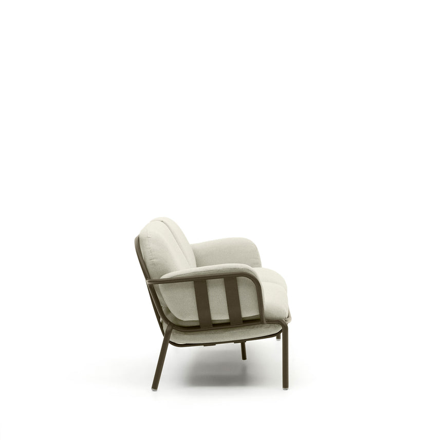 Joncols 3-Sitzer-Gartensofa aus Aluminium mit Finish in Grün 225 cm - ZEN ZONE Furniture