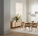Daia Sideboard with Drawers, oak, oiled, 180x50.5 cm
