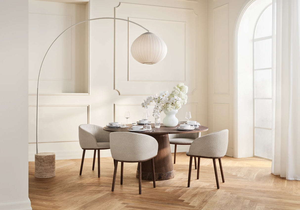 Piro Esstisch aus Eiche / Furnier geölt Ø160 cm - ZEN ZONE Furniture
