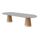 Piro Grand Esstisch aus Eiche / Furnier 305x125 cm - ZEN ZONE Furniture