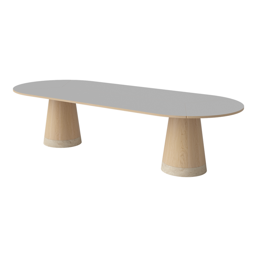 Piro Grand Esstisch aus Eiche / Furnier 305x125 cm - ZEN ZONE Furniture