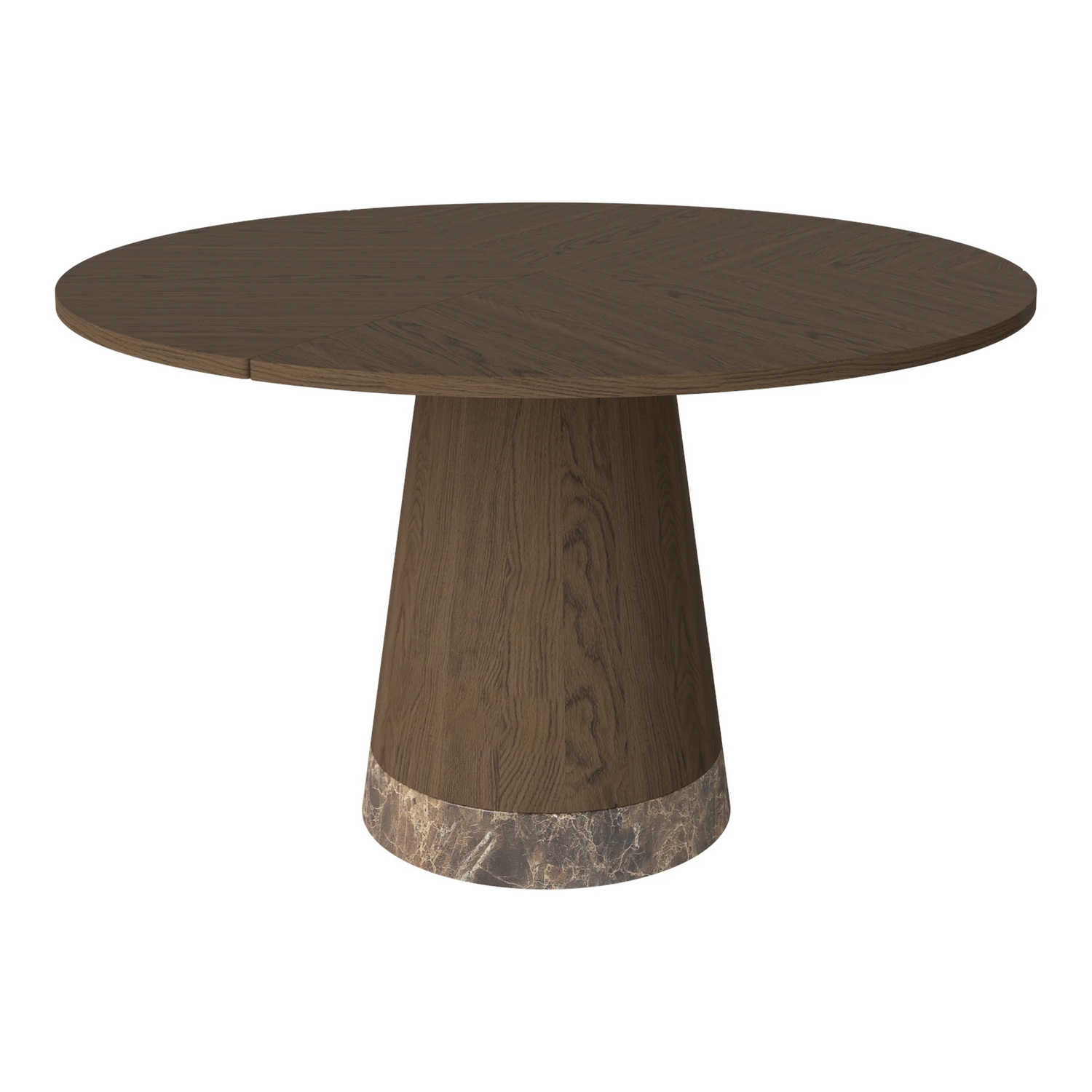 Piro Esstisch aus Eiche / Furnier geölt Ø125 cm - ZEN ZONE Furniture