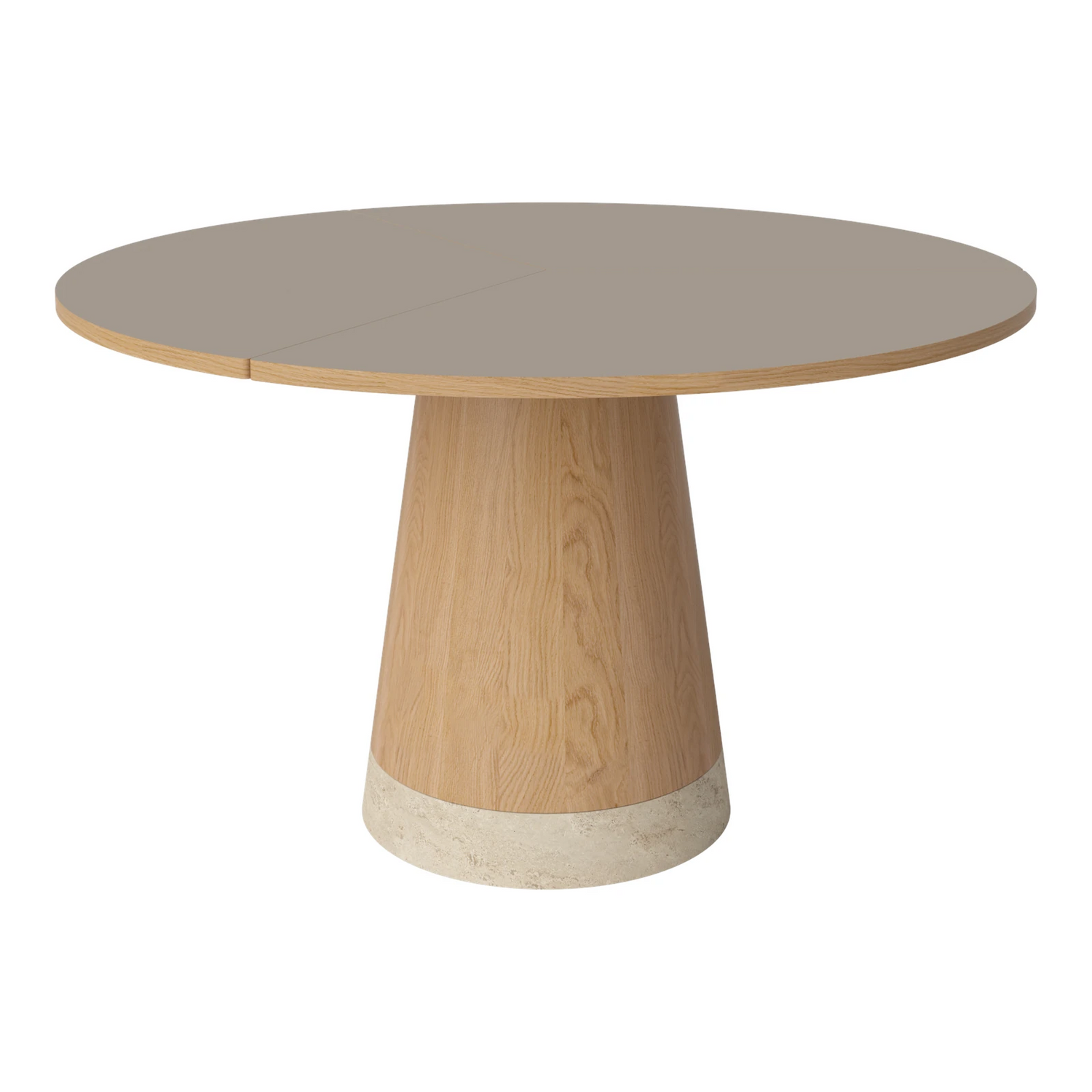 Piro Esstisch aus Eiche / Furnier geölt Ø125 cm - ZEN ZONE Furniture