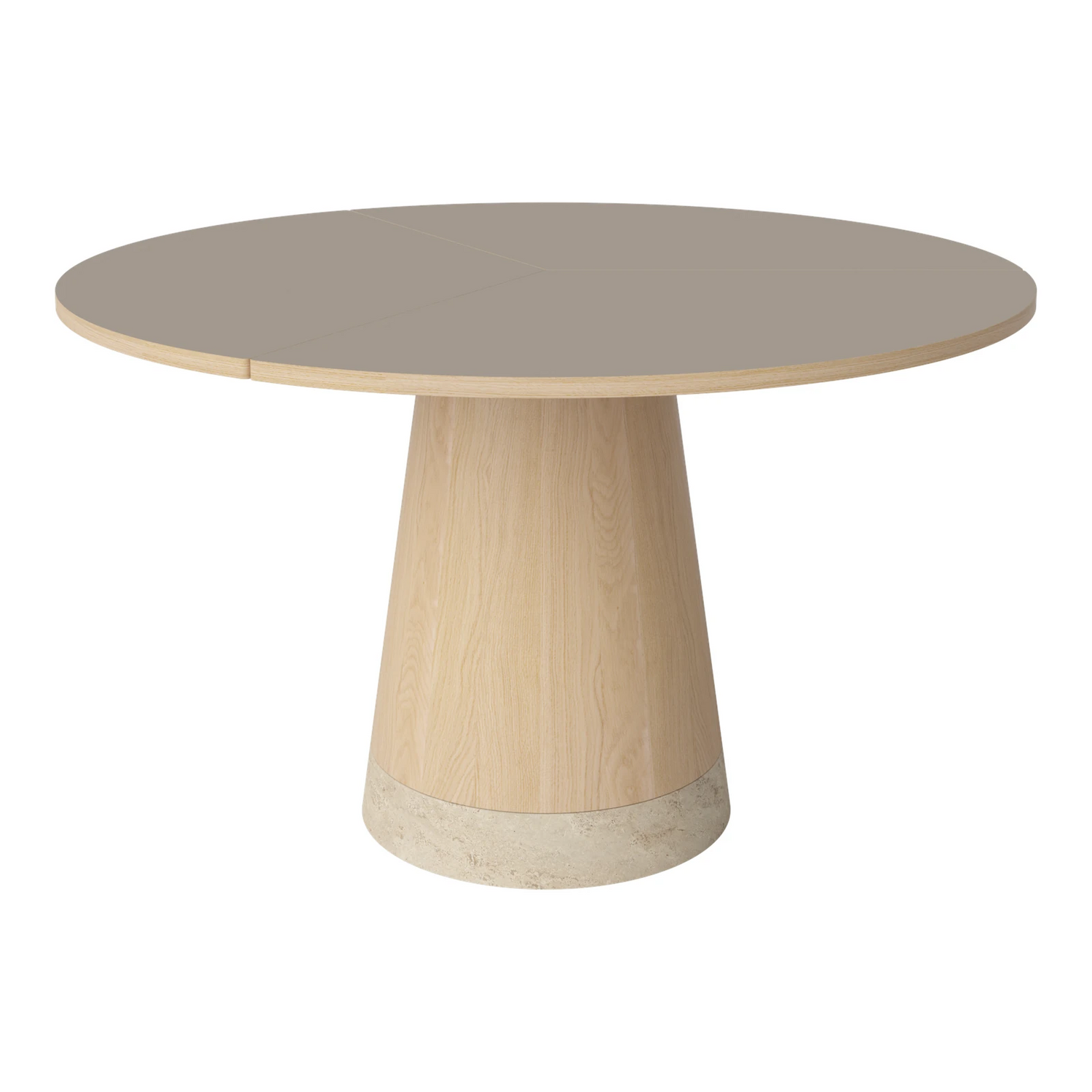 Piro Esstisch aus Eiche / Furnier geölt Ø160 cm - ZEN ZONE Furniture