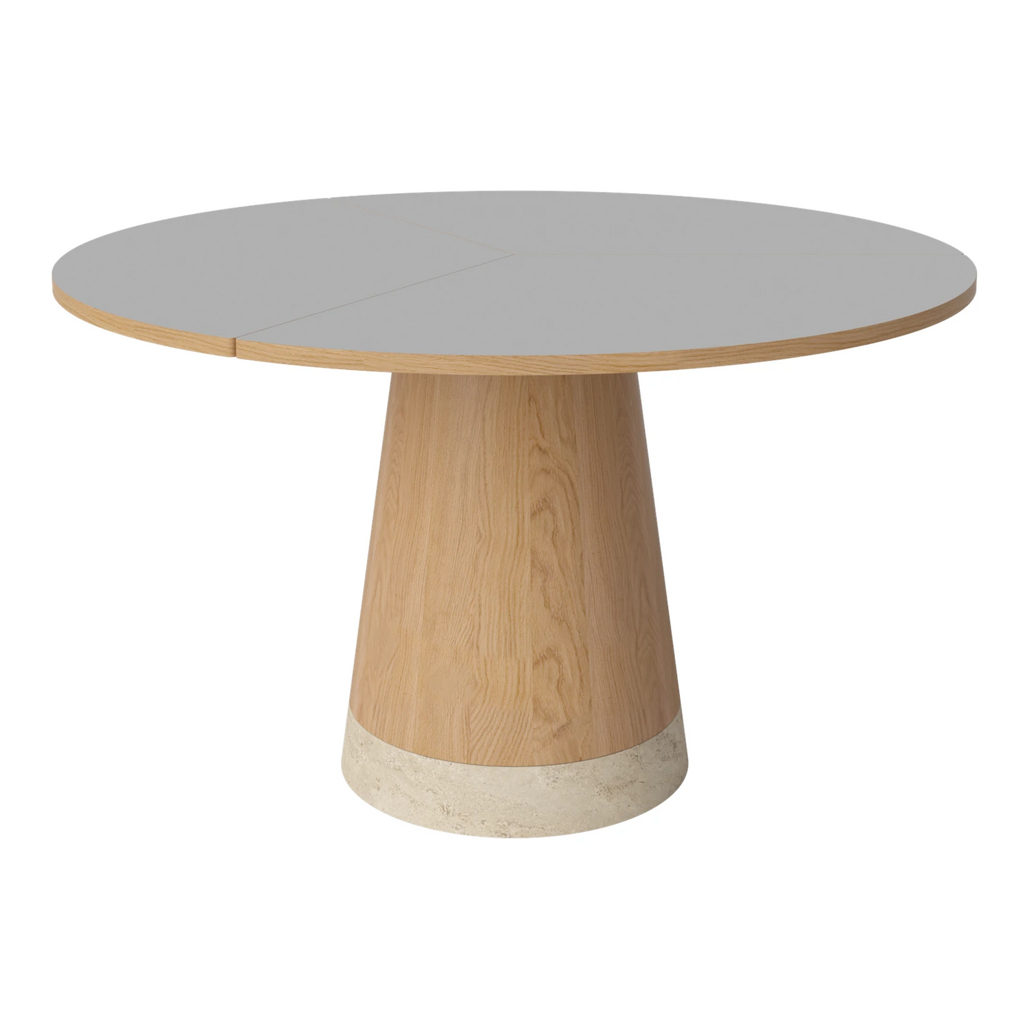 Piro Esstisch aus Eiche / Furnier geölt Ø125 cm - ZEN ZONE Furniture
