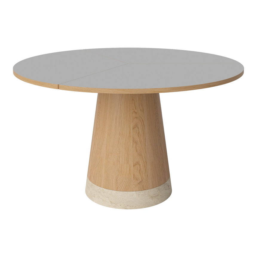 Piro Esstisch aus Eiche / Furnier geölt Ø125 cm - ZEN ZONE Furniture