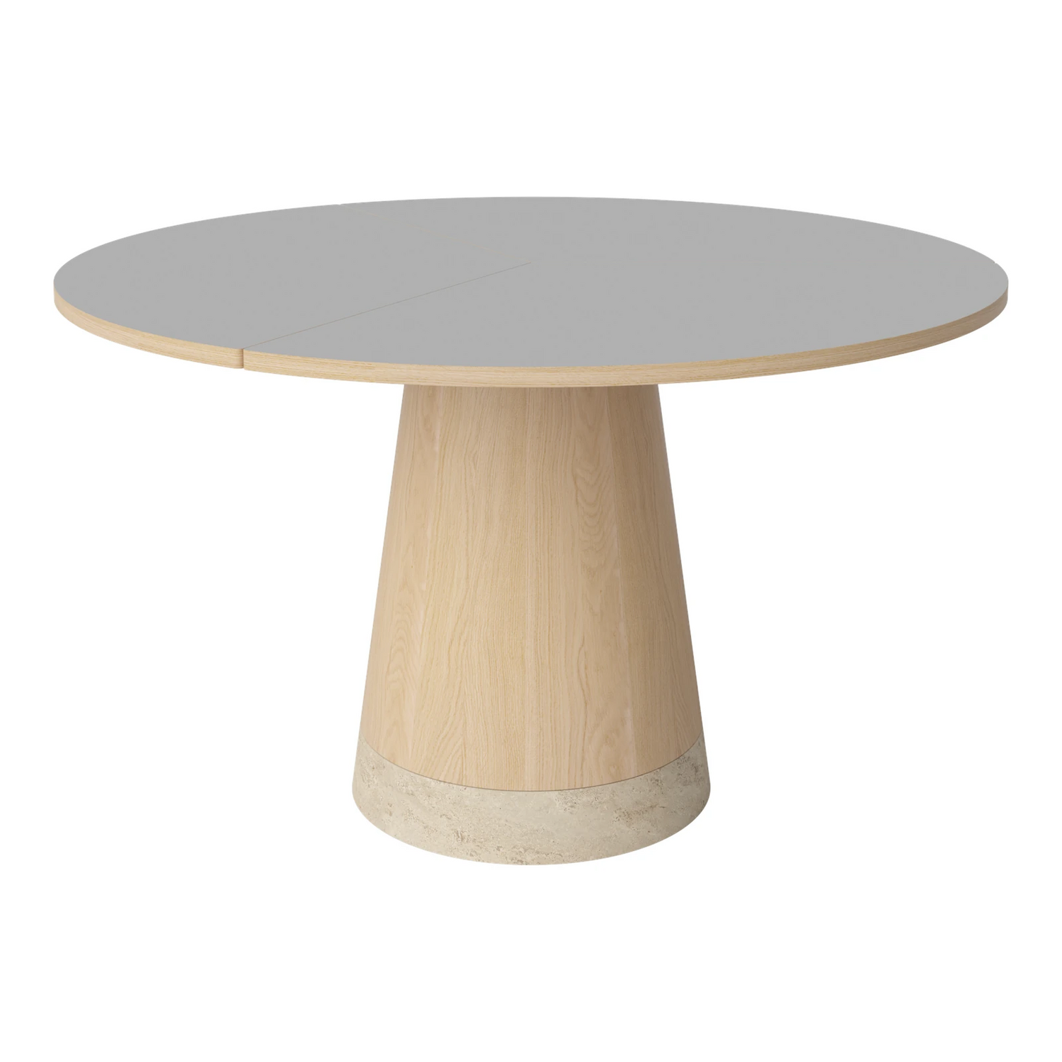 Piro Esstisch aus Eiche / Furnier geölt Ø125 cm - ZEN ZONE Furniture