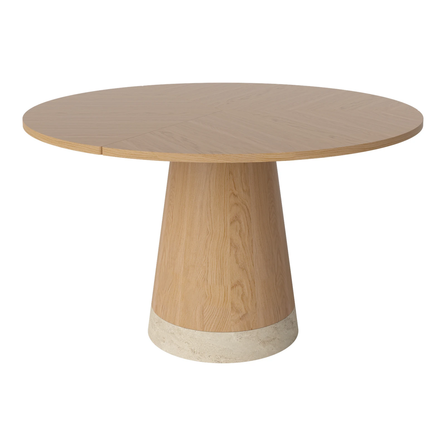 Piro Esstisch aus Eiche / Furnier geölt Ø125 cm - ZEN ZONE Furniture