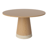 Piro Esstisch aus Eiche / Furnier geölt Ø160 cm - ZEN ZONE Furniture