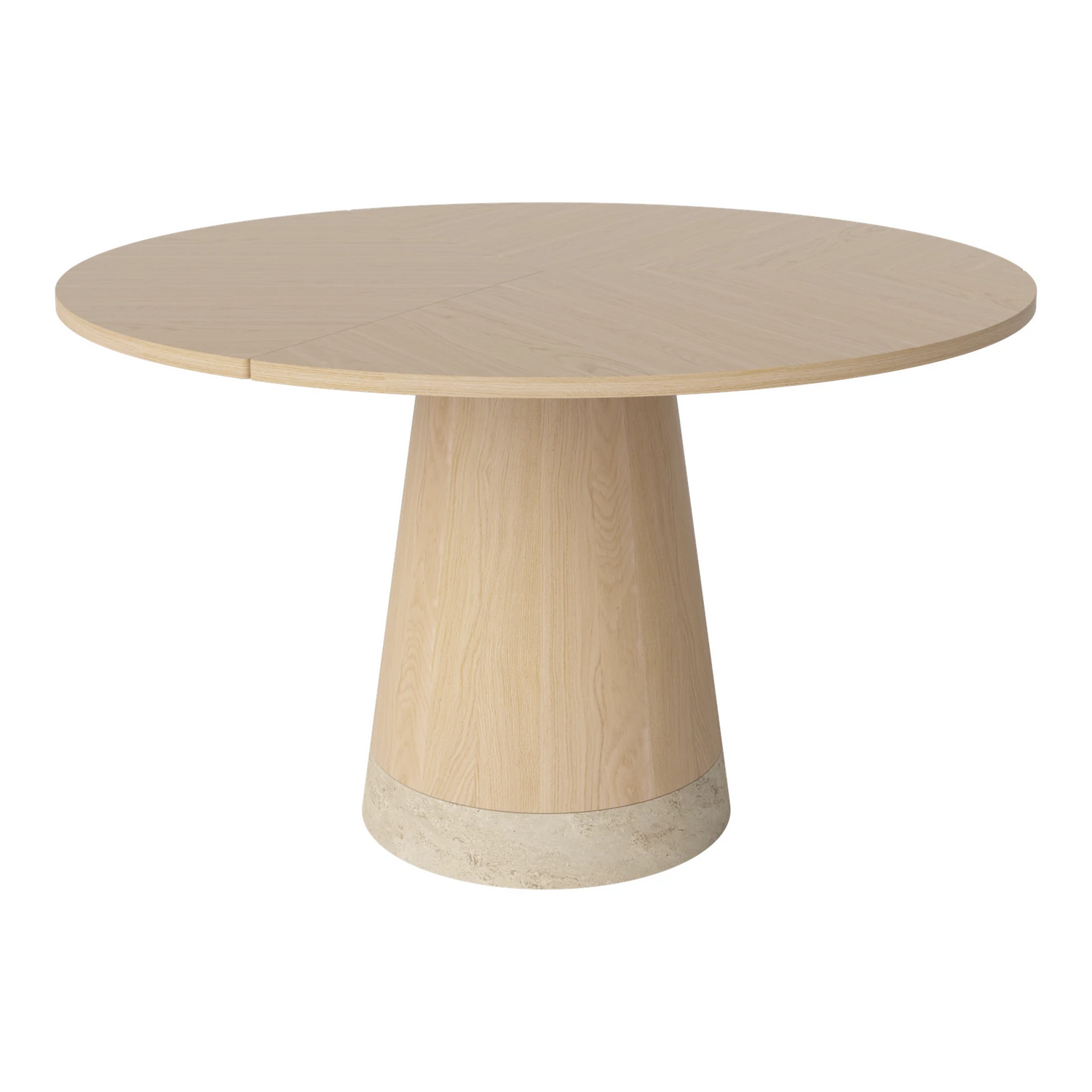 Piro Esstisch aus Eiche / Furnier geölt Ø125 cm - ZEN ZONE Furniture