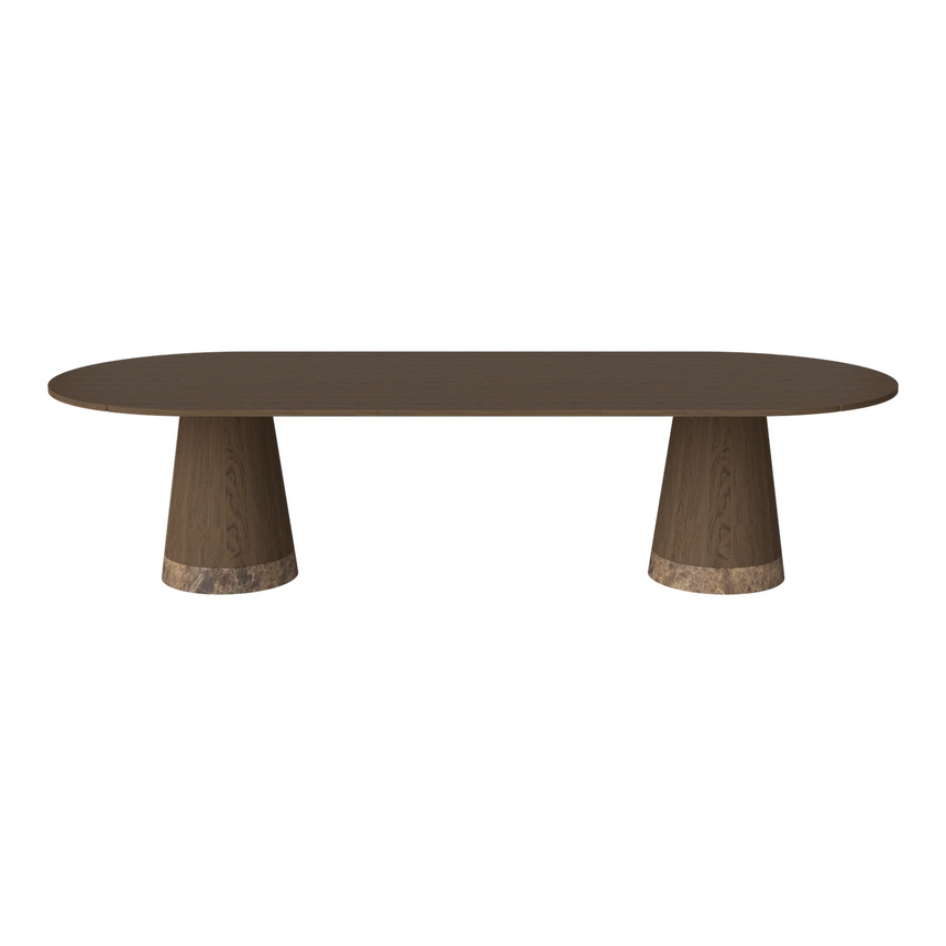 Piro Grand Esstisch aus Eiche / Furnier 305x125 cm - ZEN ZONE Furniture